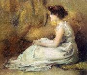 Jones, Francis Coates Woman in White oil painting artist